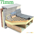 71mm Unilin FR/TP Flat Roof Insulation Board - thumb-image-1