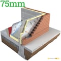75mm Unilin Thin-R XT/CWP Cavity Wall Insulation Board - thumb-image-1