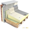 Unilin Thin-R TR/MG 50-70mm Tapered Roof Board - thumb-image-2