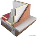 100mm Unilin ECO360/CW Partial Fill Cavity Wall PIR Board - thumb-image-1