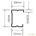 British Gypsum Gypframe 146 S 50 C Stud 4.2m - thumb-image-2