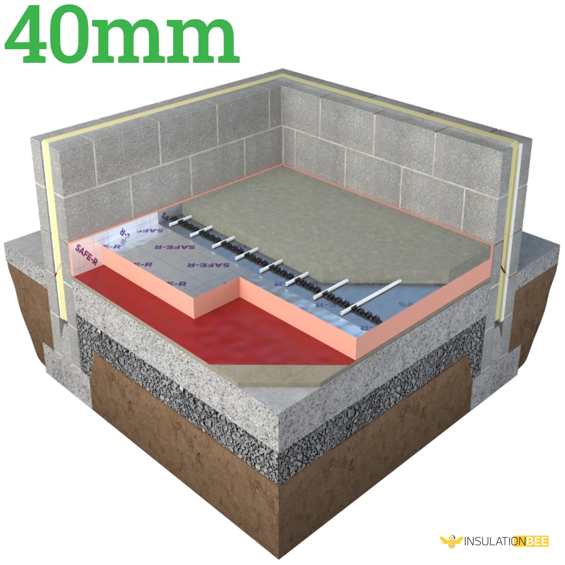 Unilin Safe-R SR/UF 40mm Phenolic Floor Insulation - image
