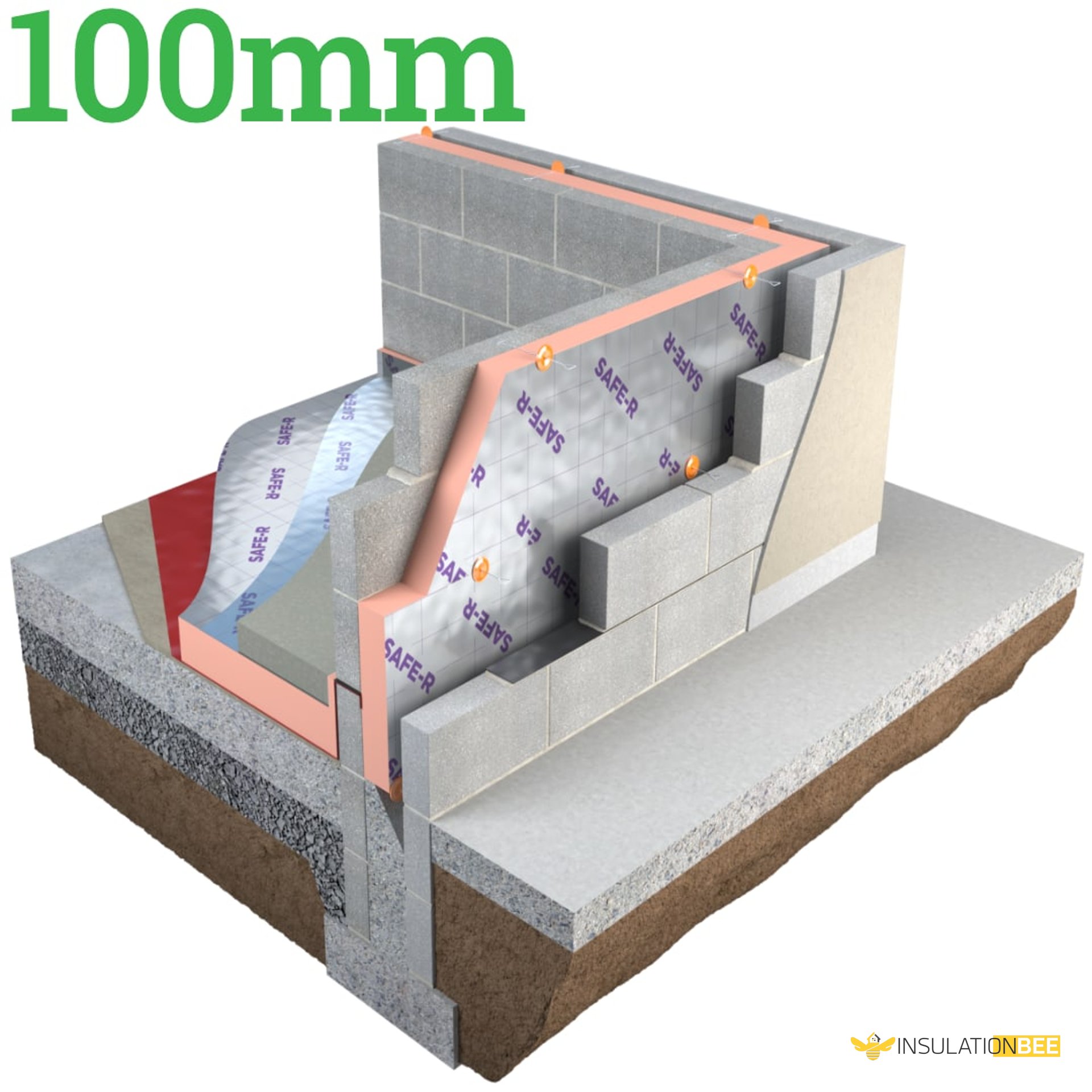 Unilin Safe-R 100mm SR/CW Phenolic Cavity Insulation - image
