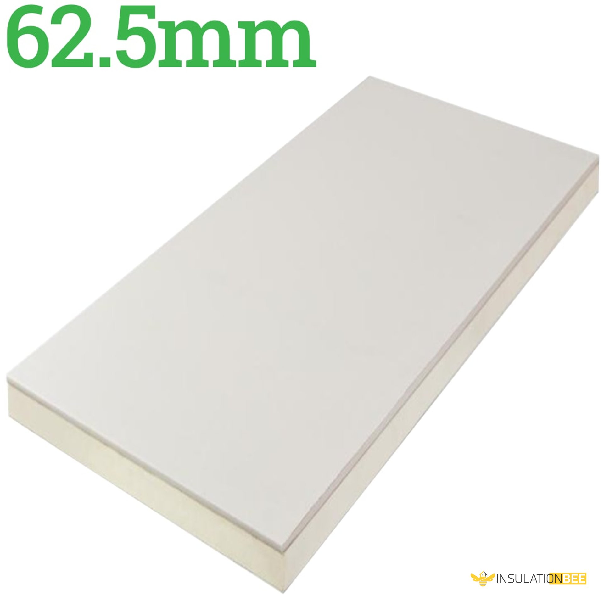 62.5mm Recticel Eurothane PL PIR Insulated Plasterboard - image