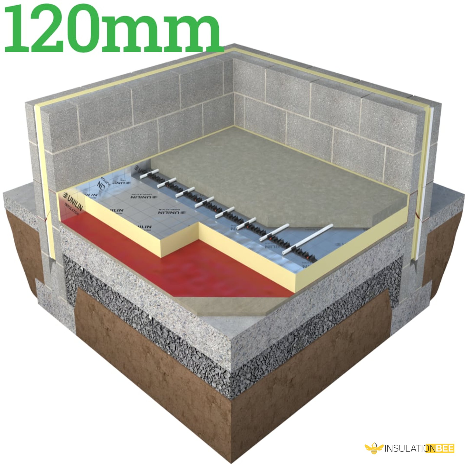 Unilin Thin-R XT/UF 120mm PIR Floor Insulation Board - image