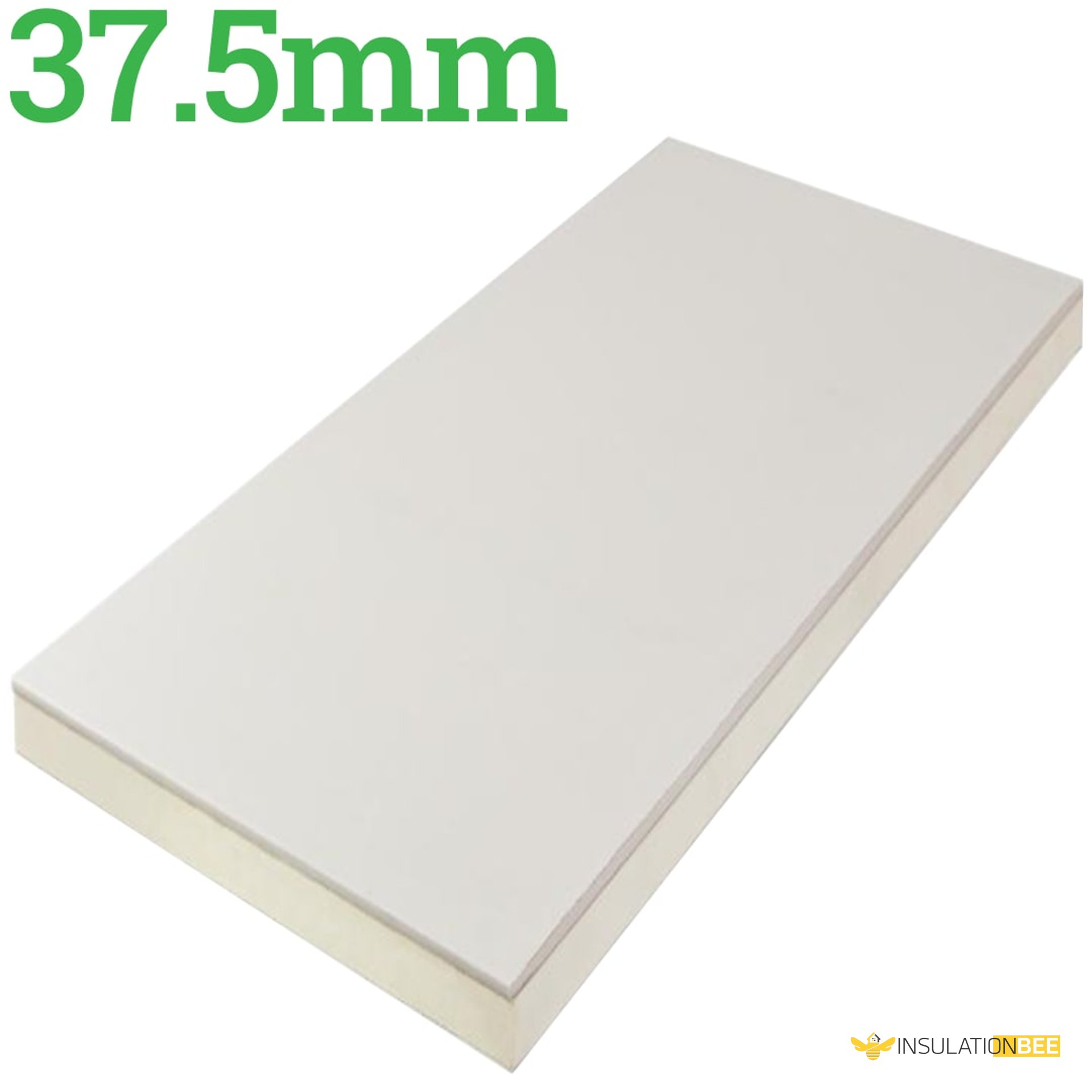 37.5mm Recticel Eurothane PL PIR Insulated Plasterboard - image
