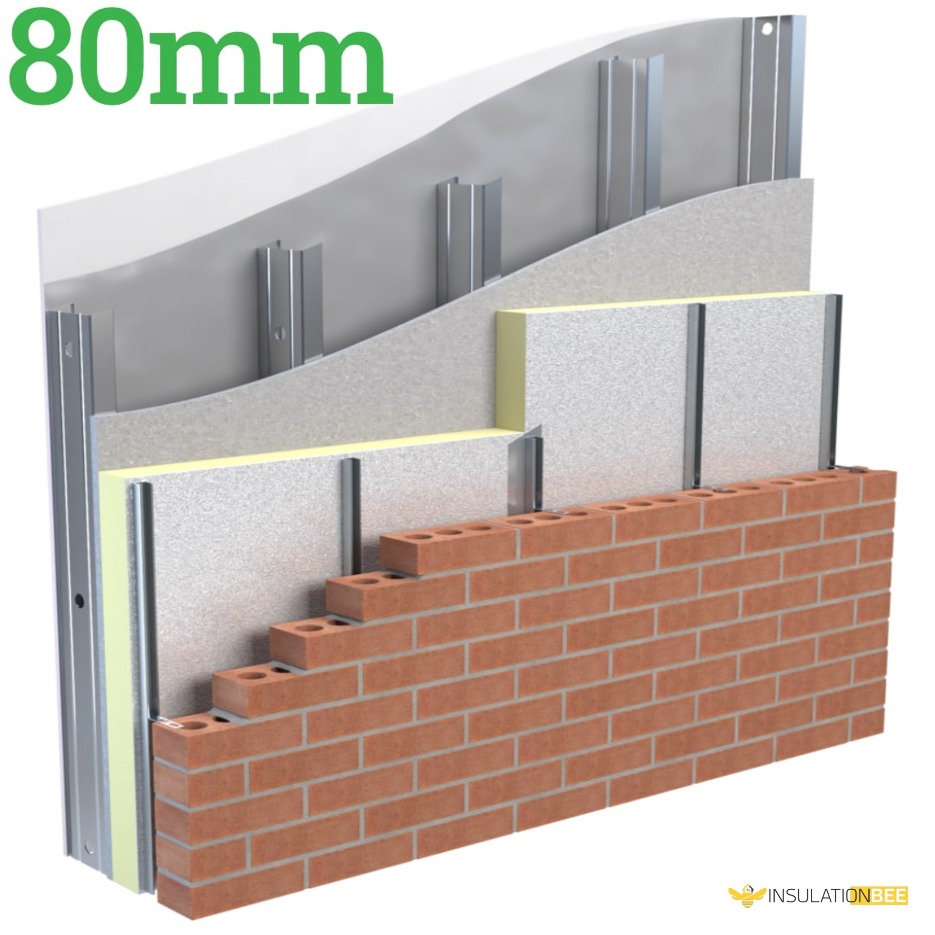 80mm Unilin Xtroliner XO/FB Frame Insulation - image