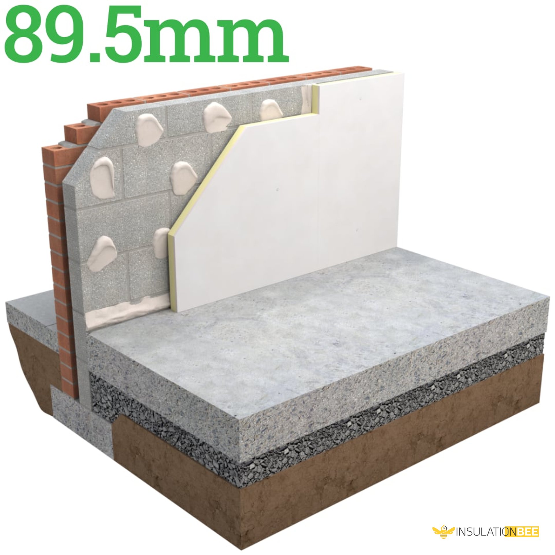 Unilin XT/TL 89.5mm Insulated Plasterboard - image