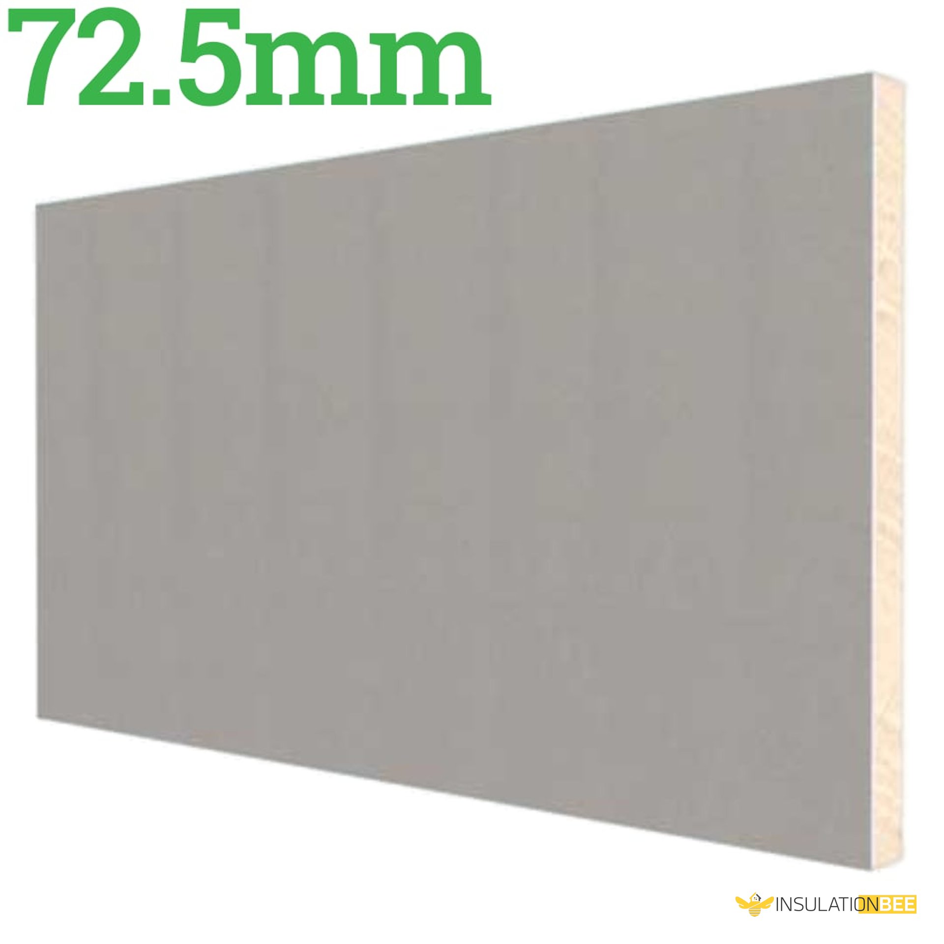 72.5mm Mannok Therm Laminate-Kraft PIR Insulated Plasterboard - image