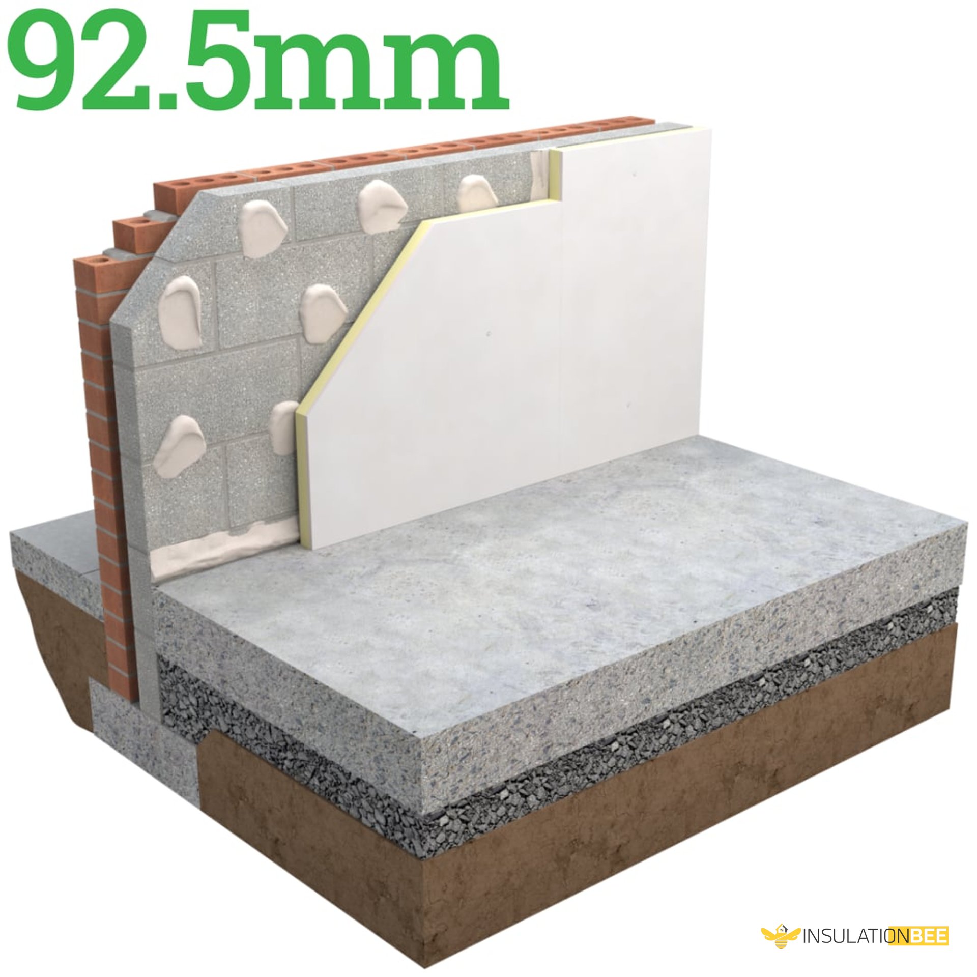 92.5mm Unilin XT/TL Insulated Plasterboard - image