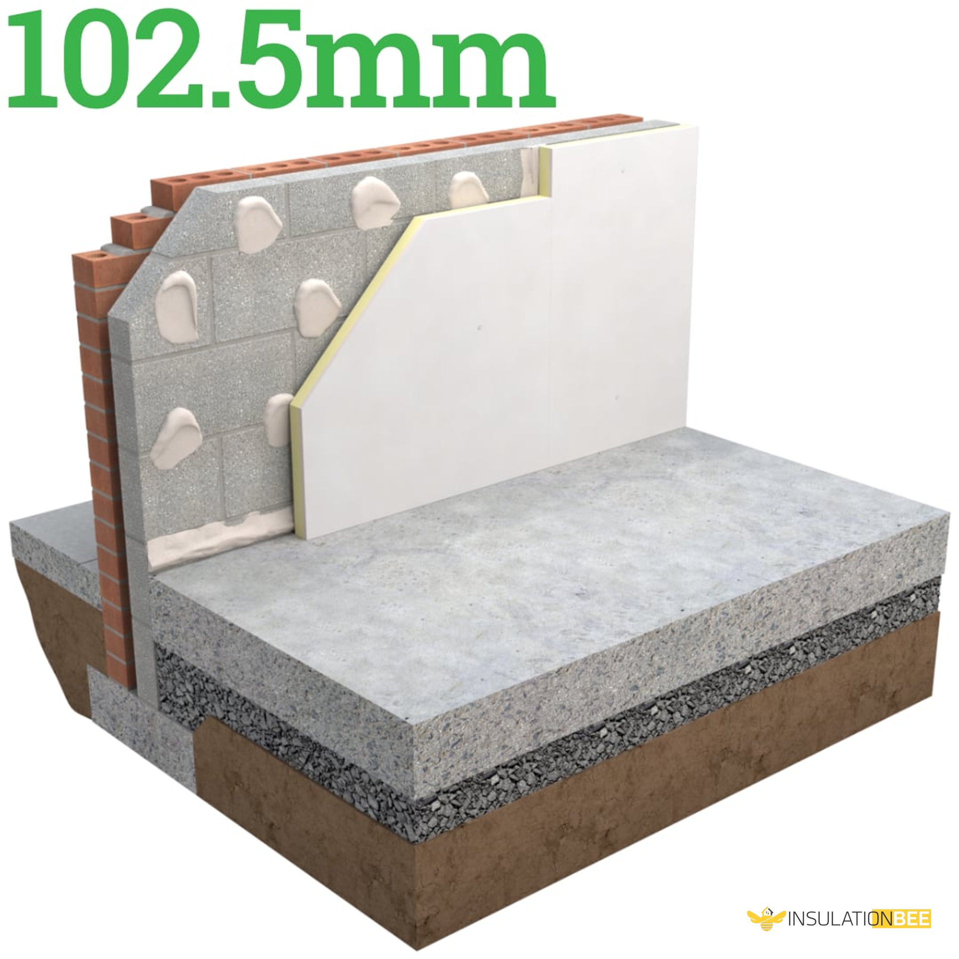 102.5mm Unilin XT/TL Insulated Plasterboard - image