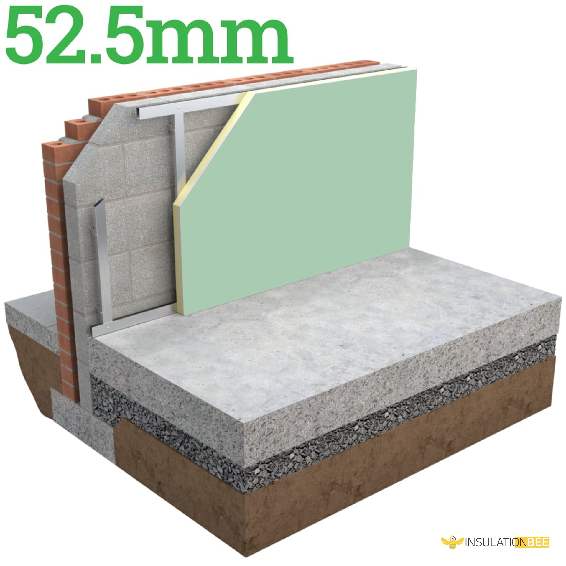 52.5mm Unilin Insulated Plasterboard XT/TL-MR - image
