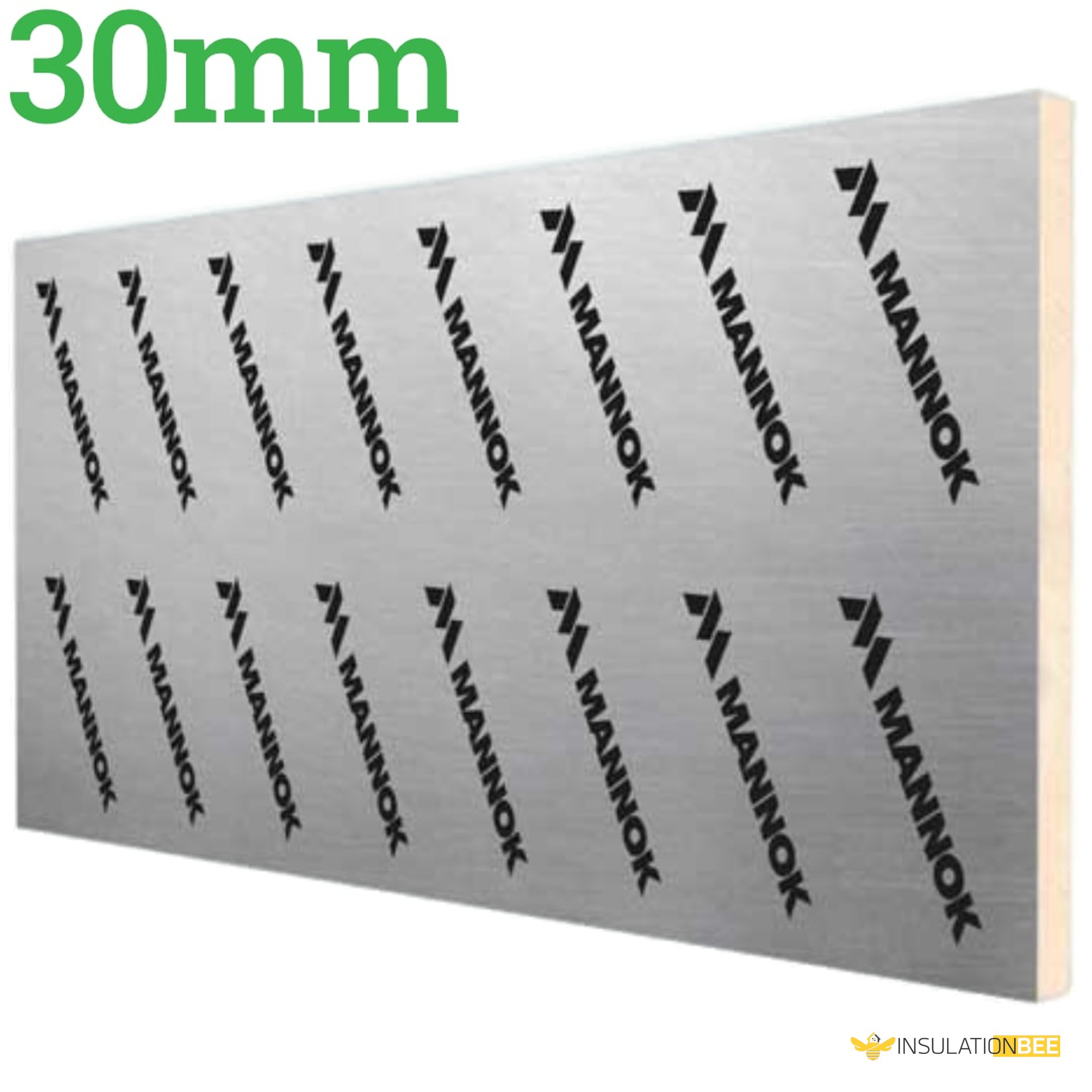 Mannok 30mm PIR Rigid Floor Insulation Board - image