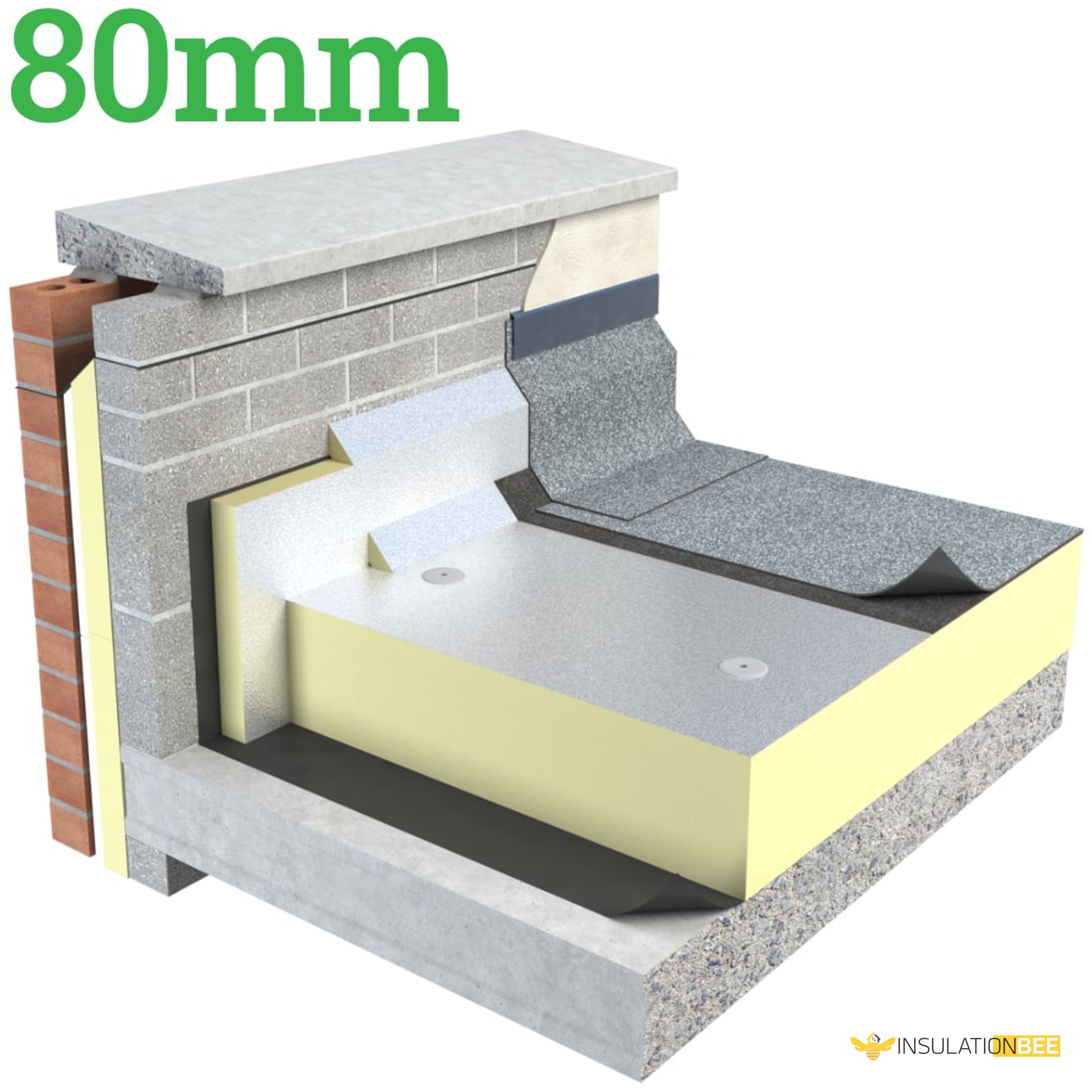 80mm Unilin XtroDeck XO/XD Flat Roof Insulation Board - image