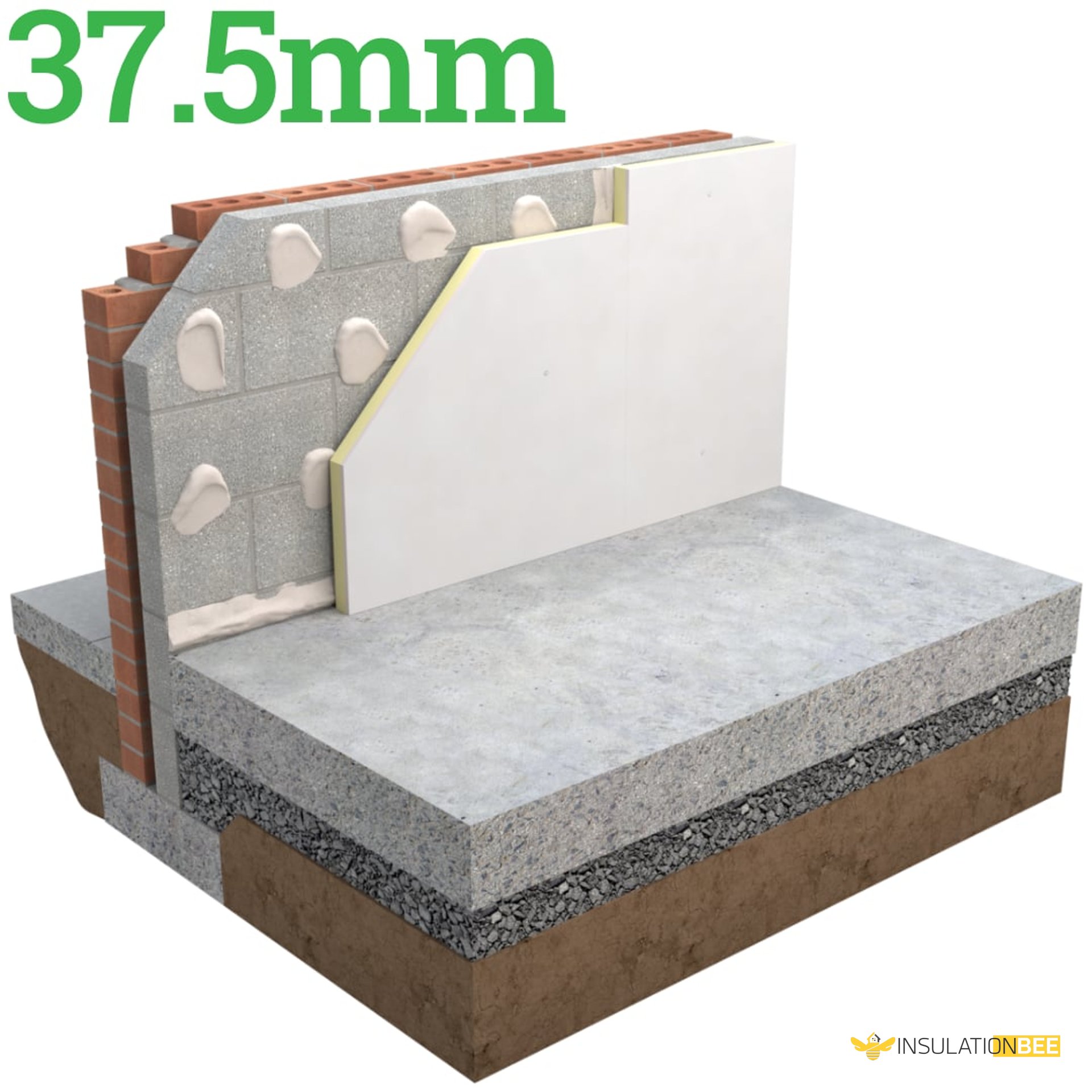 37.5mm Unilin XT/TL Insulated Plasterboard - image