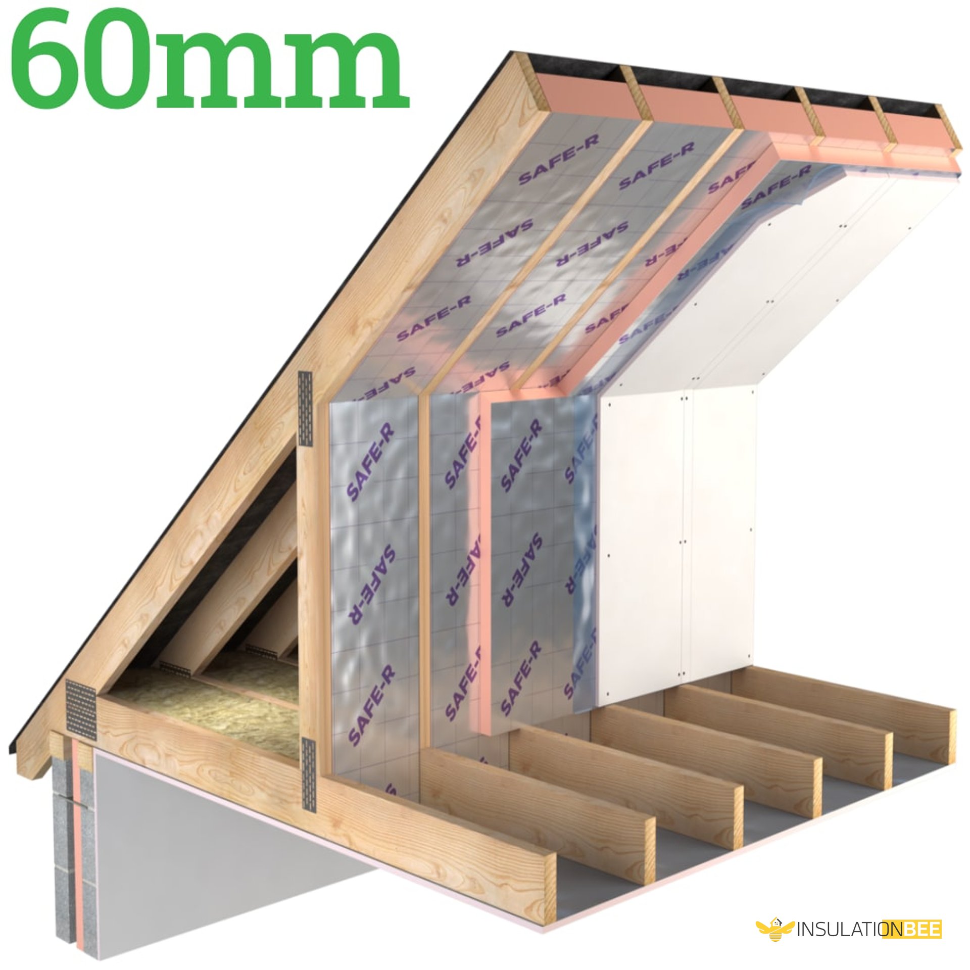 60mm Unilin Safe-R SR/PR Phenolic Roof Insulation - image