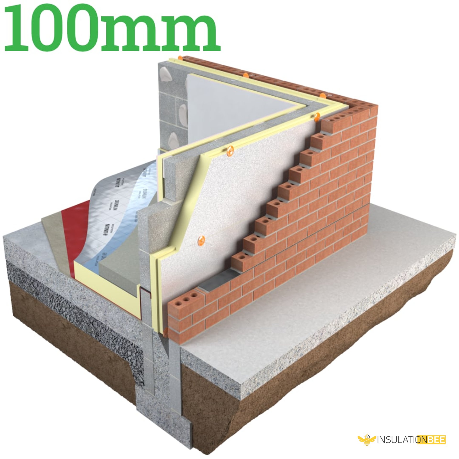 100mm Unilin Xtroliner XO/CW Cavity Wall Insulation - image