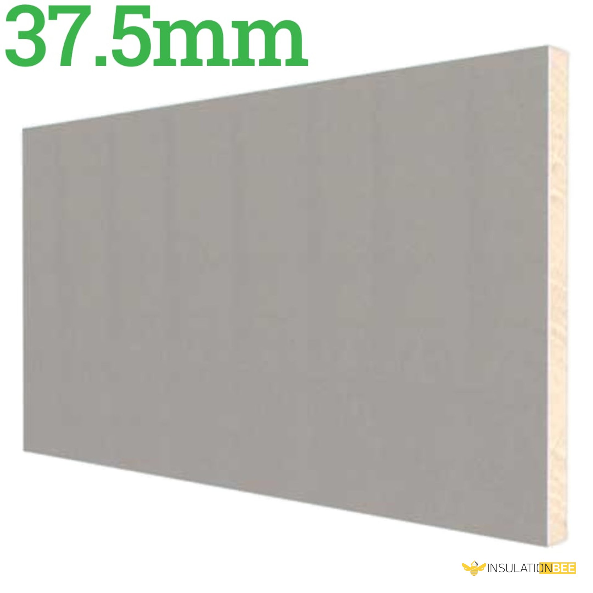 37.5mm Mannok Therm Laminate-Kraft PIR Insulated Plasterboard - image