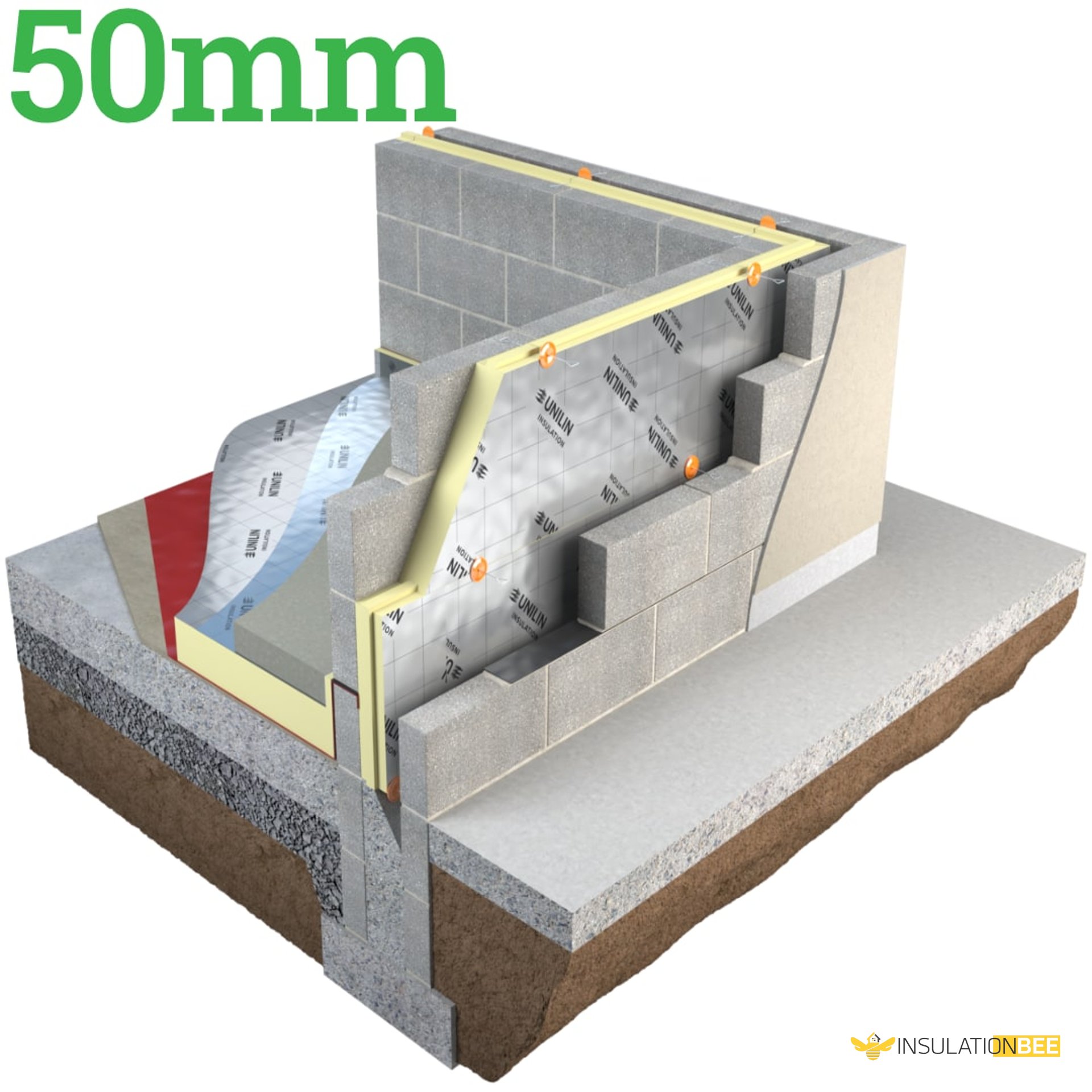 50mm Unilin XT/CW Partial Fill Cavity Insulation - image