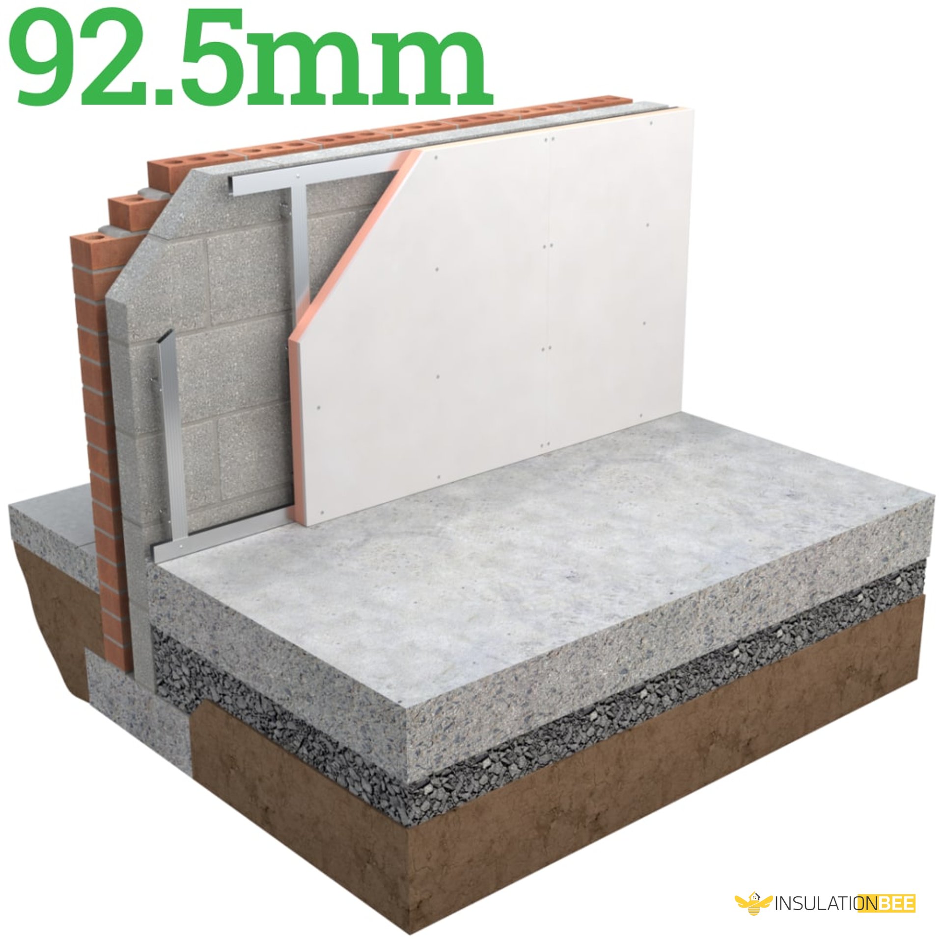 92.5mm Unilin Safe-R SR/TB-MF Phenolic Insulated Plasterboard - image