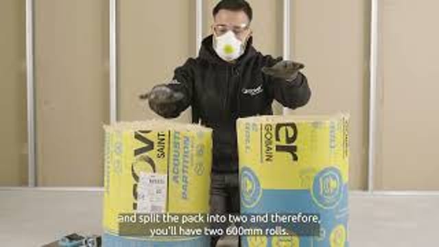 75mm Isover RD Party Wall Insulation Roll - desktop-video-preview-2